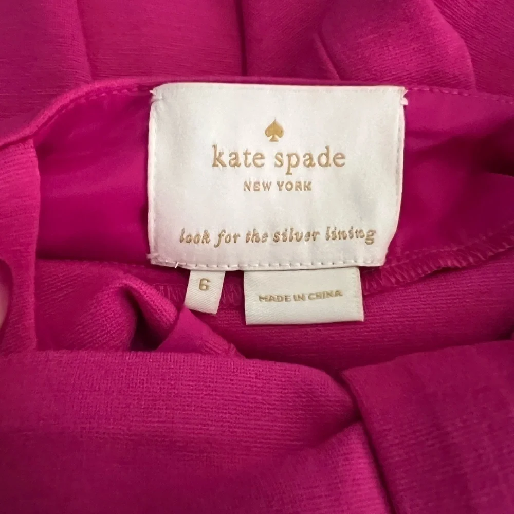 Kate Spade Fancy Meeting You Ponte Flirty Back Dress in Sweetheart Pink